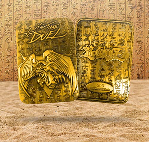 Fanattik YuGiOh! Limited Edition 24K Gold Metal God Card Winged Dragon of Ra von FaNaTtik