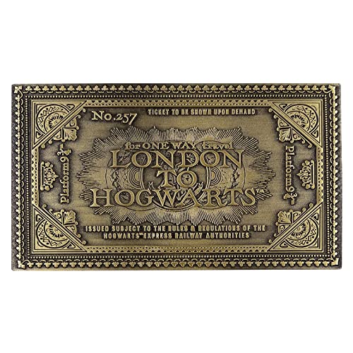 Harry Potter Hogwarts Express Zug Ticket Limited Edition Metall Nachbildung von FaNaTtik