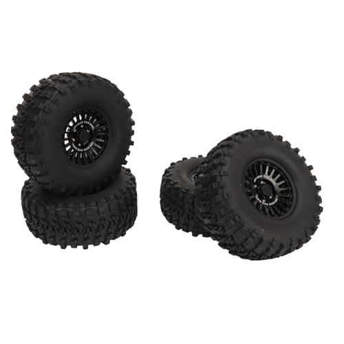 Fabater 2,2-Zoll-RC-Crawler-Reifen, Abriebfester Gummi, Umweltfreundlich, Einfache Installation, RC-Crawler-Reifen für 1/10 RC-Crawler-Auto von Fabater