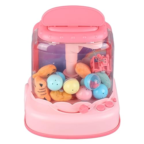Fabater Doll Grabber Spielmaschine, Musik Verbessert Die Koordination, Licht, 10 Bälle, Miniatur-Klauenmaschine für Spiel von Fabater