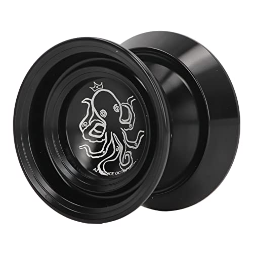 Fabater Premium -Aluminiumlegierung Reagiert Nicht Mehr an, DASS Yoyo Ball Hochleistung für den Wettbewerb mit 3PCS -Saiten Ideales für und Erwachsene (Black) von Fabater