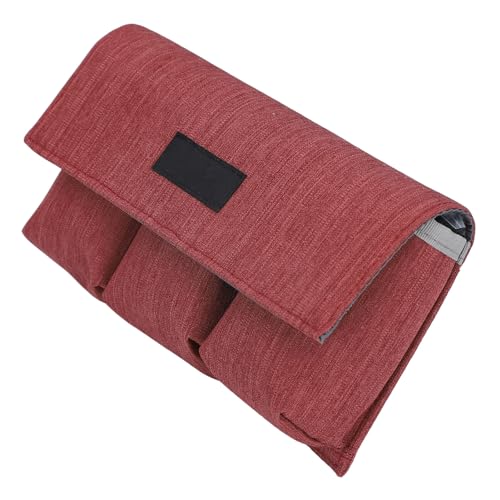 Fabater Spont Light Bags Atligment-Speicher für 2 Mini4-Prock-Mini3 mit Häkel- und Kamera-Akku, Tragbare Anti-Flash-Tasche für Fotografie-Liebhaber Im Freien, Nylon, Nylon (Ziegelrot rot) von Fabater