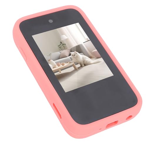 Fabater Touchscreen -Kleinkindkamera Spielzeug 48MP Foto 1080p Video Selfie Objektiv Sicheres Design für Schüler (PINK) von Fabater