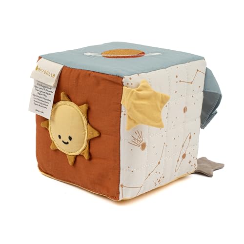 Fabelab Spielwürfel Baby Raum | Multifunktional Spielzeug Ab 6 Monate | Motorikwürfel | Baby Spielzeug | Weicher Aktivitätswürfel von Fabelab