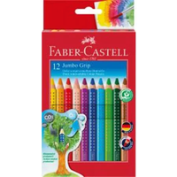 BRUNNEN 5719024 Faber-Castell Buntstift Jumbo Grip, 12 Stück von Faber Castell