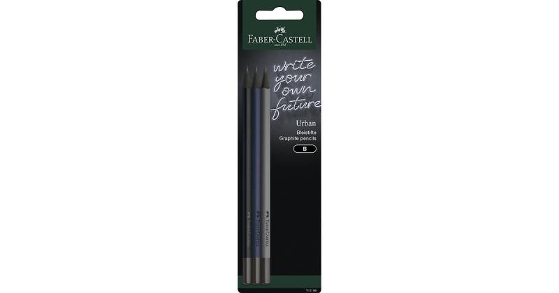 Bleistifte Urban, ergonomisch, B, 3 Stück von Faber-Castell