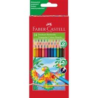 FABER-CASTELL 116544 Buntstift dreikant 24er Kartonetui von Faber Castell