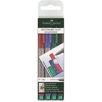 FABER-CASTELL 151404 Marker MULTIMARK non-perm. F 4er Etui FABER-CASTELL 151404 Marker MULTIMARK non-perm. F 4er Etui von Faber Castell