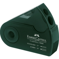 FABER-CASTELL 582800 Spitzer Doppelspitzdose CASTELL 9000, grün von Faber Castell