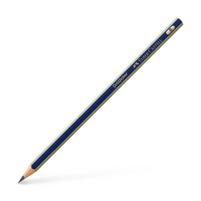 FABER-CASTELL Bleistift Goldfaber 1221, Härtegrad B von Faber-Castell