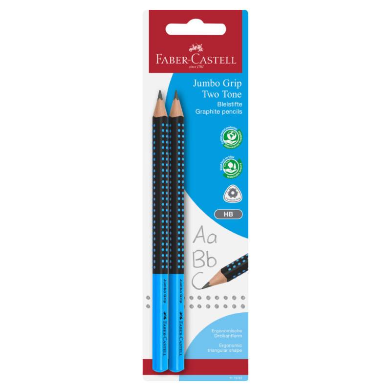 FABER-CASTELL Bleistift Jumbo Grip Two Tone, Sets 2er Set, Härtegrad HB von Faber-Castell