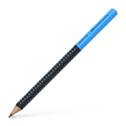 FABER-CASTELL Bleistift Jumbo Grip Two Tone sw/blau von Faber Castell