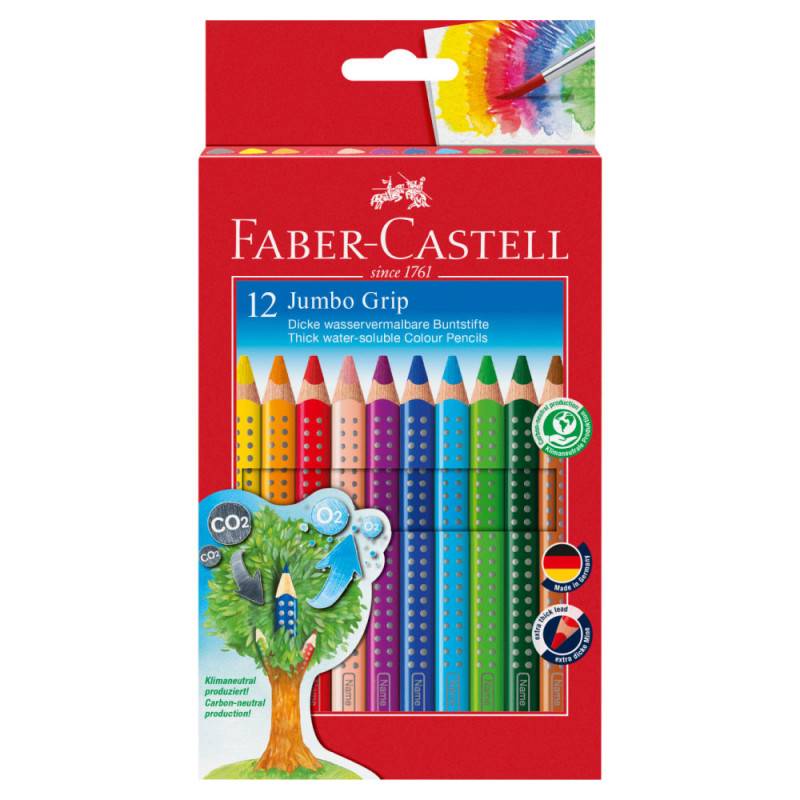 FABER-CASTELL Buntstifte Jumbo Grip, Sets 12er Set von Faber-Castell