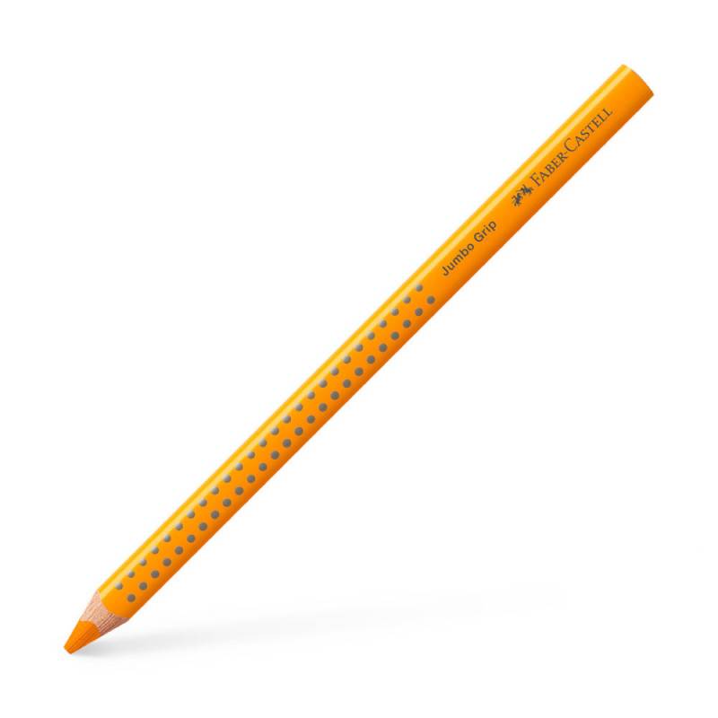 FABER-CASTELL Buntstifte Jumbo Grip, Sets Einzeln, Farbe chrome gelb von Faber-Castell
