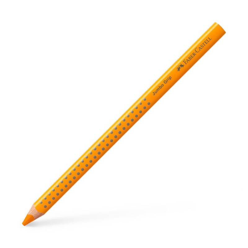 FABER-CASTELL Buntstifte Jumbo Grip, Sets Einzeln, Farbe chrome gelb von Faber-Castell