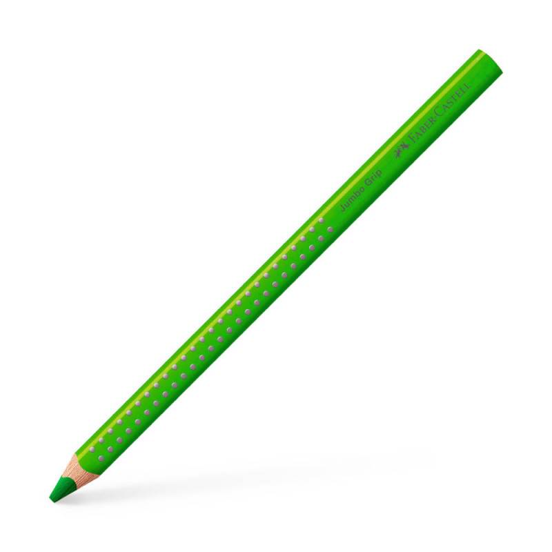 FABER-CASTELL Buntstifte Jumbo Grip, Sets Einzeln, Farbe grasgrün von Faber-Castell