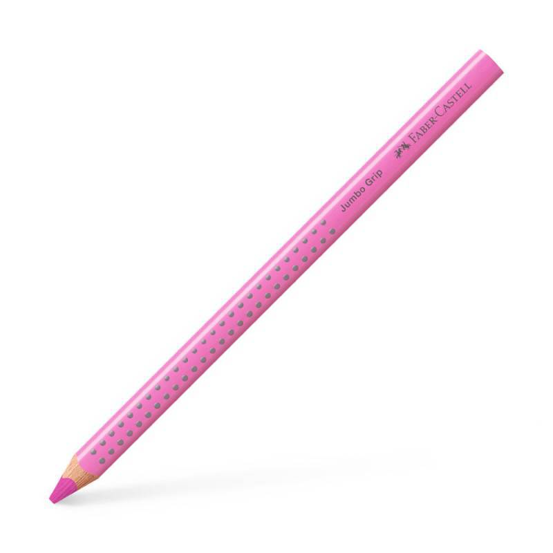 FABER-CASTELL Buntstifte Jumbo Grip, Sets Einzeln, Farbe hell magenta von Faber-Castell