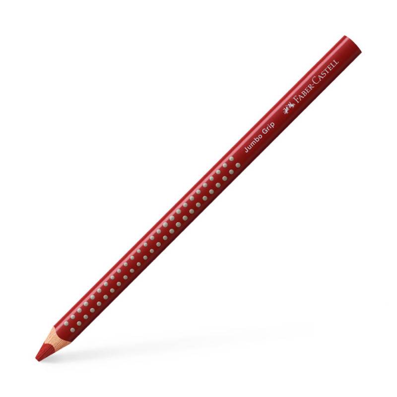 FABER-CASTELL Buntstifte Jumbo Grip, Sets Einzeln, Farbe indischrot von Faber-Castell