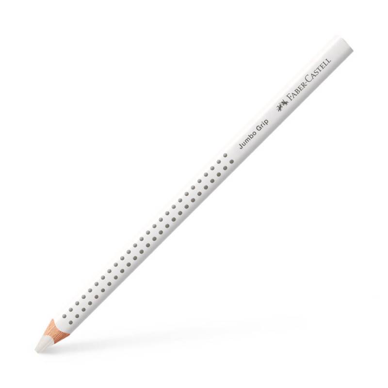 FABER-CASTELL Buntstifte Jumbo Grip, Sets Einzeln, Farbe weiß von Faber-Castell