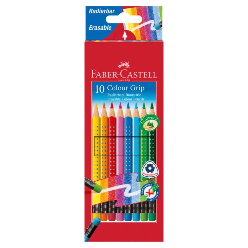 FABER-CASTELL Buntstifte mit Radierer, FABER-CASTELL Sets 10er Set FABER-CASTELL Buntstifte mit Radierer, FABER-CASTELL Sets 10er Set von Faber-Castell