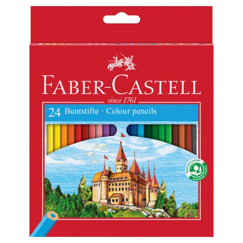 FABER-CASTELL Castle - Buntstifte Classic Colour, Sets 24er Set von Faber-Castell