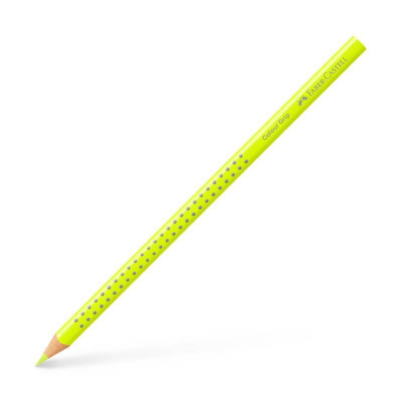 FABER-CASTELL Dreikant-Buntstift Colour GRIP, Sets Einzeln, Farbe gelb von Faber-Castell