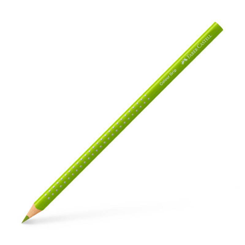 FABER-CASTELL Dreikant-Buntstift Colour GRIP, Sets Einzeln, Farbe maigrün von Faber-Castell