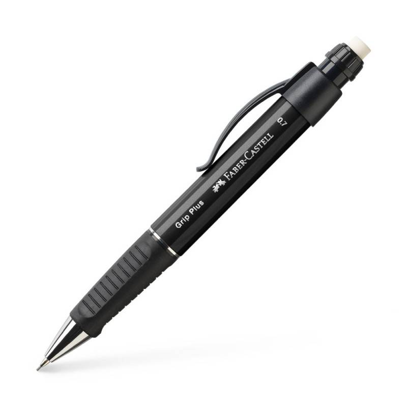 FABER-CASTELL Druckbleistift Grip Plus 0,7mm, Sets Einzeln, Farbe metallic schwarz FABER-CASTELL Druckbleistift Grip Plus 0,7mm, Sets Einzeln, Farbe metallic schwarz von Faber-Castell