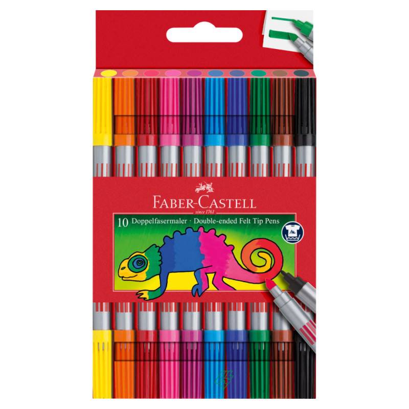 FABER-CASTELL Fasermaler - Filzstift Doppelfasermaler, Sets Sets, FABER-CASTELL Sets 10er Set von Faber-Castell