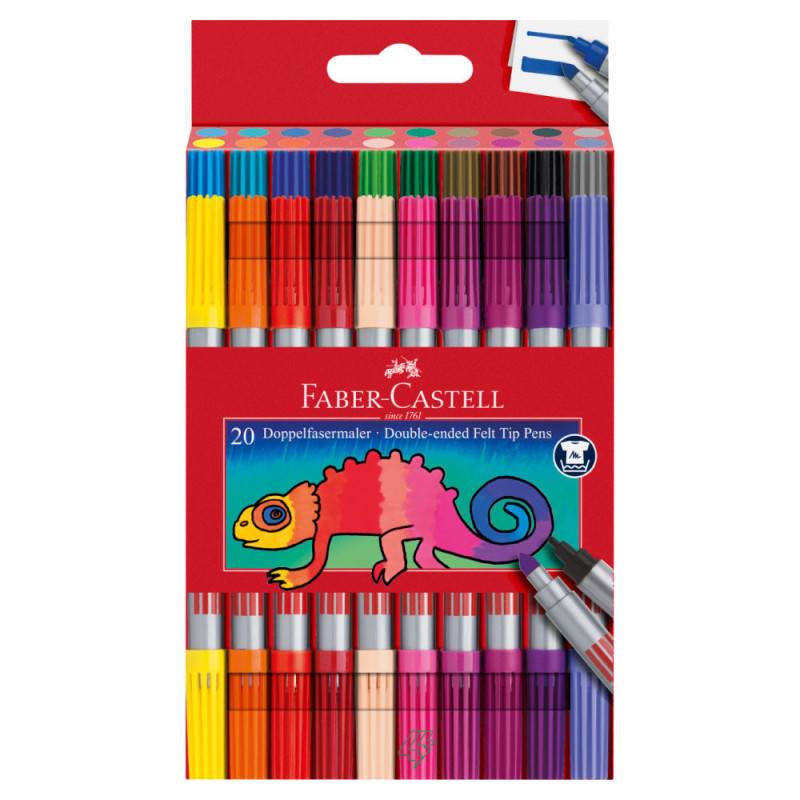 FABER-CASTELL Fasermaler - Filzstift Doppelfasermaler, Sets Sets, FABER-CASTELL Sets 20er Set von Faber-Castell