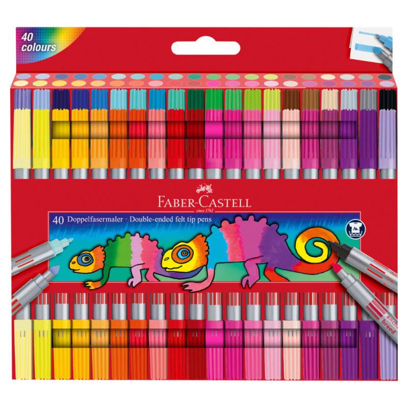 FABER-CASTELL Fasermaler - Filzstift Doppelfasermaler, Sets Sets, FABER-CASTELL Sets 40er Set FABER-CASTELL Fasermaler - Filzstift Doppelfasermaler, Sets Sets, FABER-CASTELL Sets 40er Set von Faber-Castell