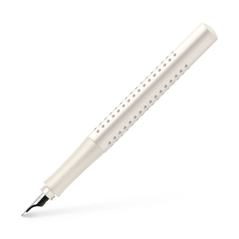 FABER-CASTELL Füller Grip 2010, Sets Einzeln, Federbreite Feder M (Standardfeder), FABER-CASTELL Farben coconut milk von Faber-Castell