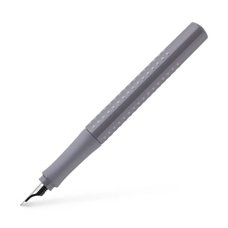 FABER-CASTELL Füller Grip 2010, Sets Einzeln, Federbreite Feder M (Standardfeder), FABER-CASTELL Farben dapple gray von Faber-Castell