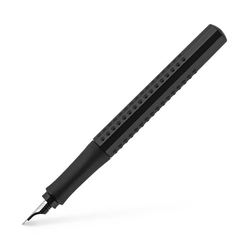 FABER-CASTELL Füller Grip 2010, Sets Einzeln, Federbreite Feder M (Standardfeder), FABER-CASTELL Farben schwarz von Faber-Castell