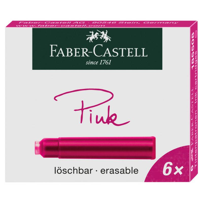 FABER-CASTELL Füllerpatronen Tintenpatronen, Sets Sets, FABER-CASTELL Sets 6er Set pink von Faber-Castell