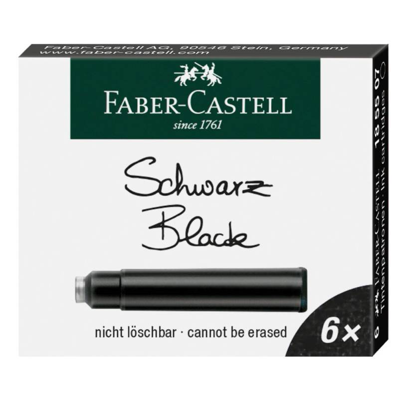 FABER-CASTELL Füllerpatronen Tintenpatronen, Sets Sets, FABER-CASTELL Sets 6er Set schwarz von Faber-Castell