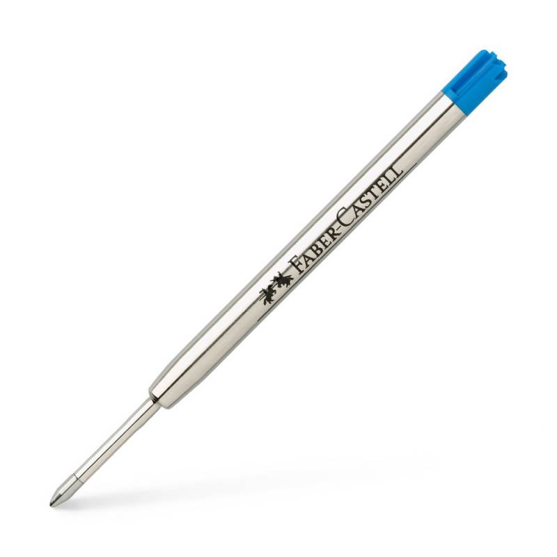 FABER-CASTELL Kugelschreiber - Grossraummine, Sets Einzeln, Strichstärke B (0,7 mm), Farbe blau von Faber-Castell