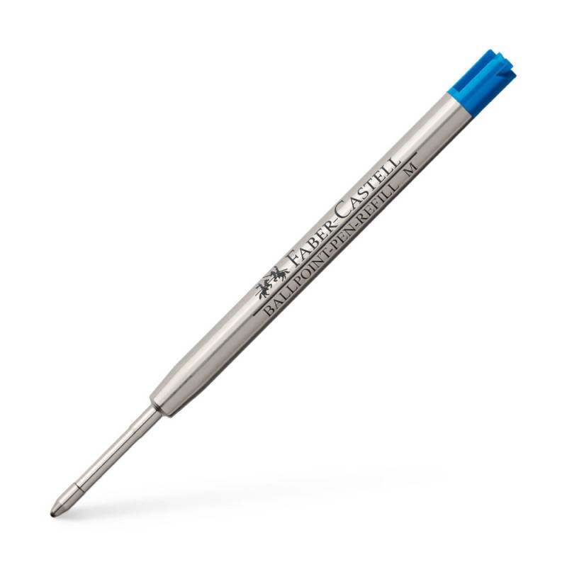 FABER-CASTELL Kugelschreiber - Grossraummine, Sets Einzeln, Strichstärke M (0,6 mm), Farbe blau von Faber-Castell