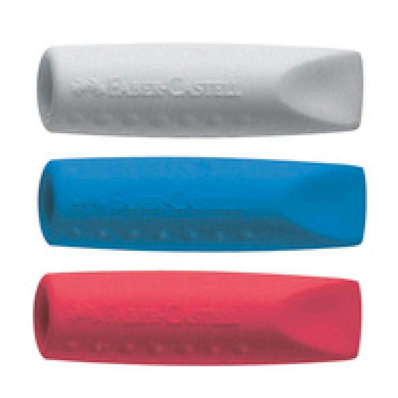 FABER-CASTELL Radiergummi Grip 2001 Eraser Cap 2er Set, Farbe Sortiert FABER-CASTELL Radiergummi Grip 2001 Eraser Cap 2er Set, Farbe Sortiert von Faber-Castell
