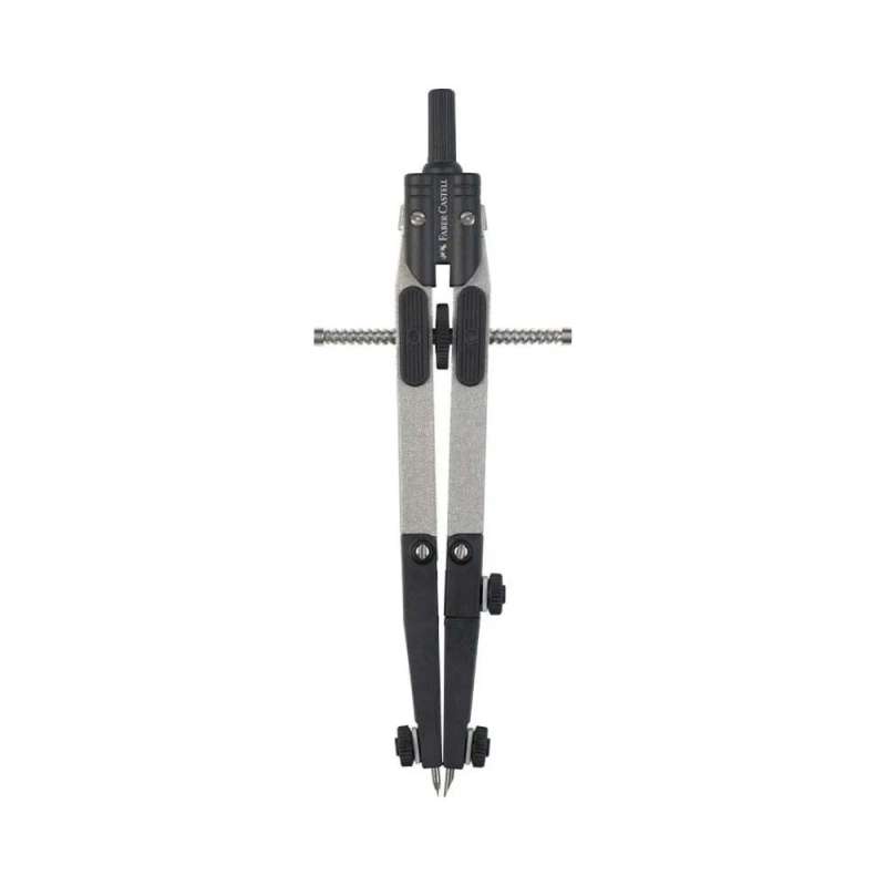 FABER-CASTELL Schnellverstellzirkel, Ausführung abknickbar, Kreise bis Ø 390 mm, Farbe schwarz-silber FABER-CASTELL Schnellverstellzirkel, Ausführung abknickbar, Kreise bis Ø 390 mm, Farbe schwarz-silber von Faber-Castell