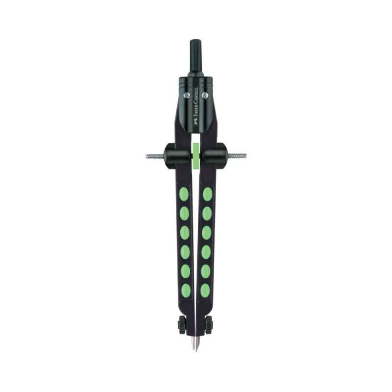 FABER-CASTELL Schnellverstellzirkel, Ausführung nicht abknickbar, Kreise bis Ø 340 mm, Farbe grün FABER-CASTELL Schnellverstellzirkel, Ausführung nicht abknickbar, Kreise bis Ø 340 mm, Farbe grün von Faber-Castell