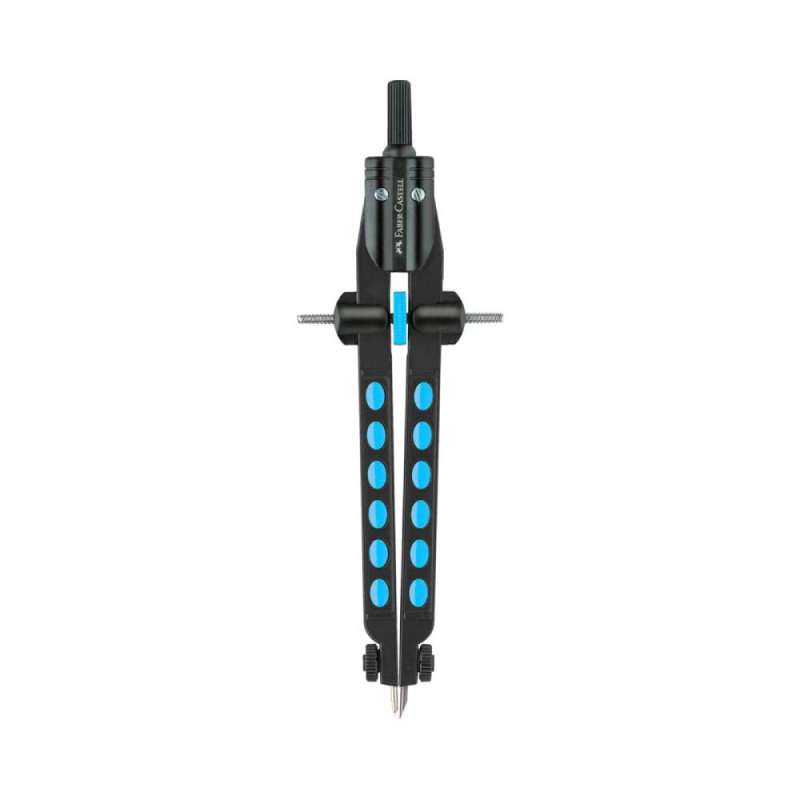 FABER-CASTELL Schnellverstellzirkel, Ausführung nicht abknickbar, Kreise bis Ø 340 mm, Farbe neonblau FABER-CASTELL Schnellverstellzirkel, Ausführung nicht abknickbar, Kreise bis Ø 340 mm, Farbe neonblau von Faber-Castell