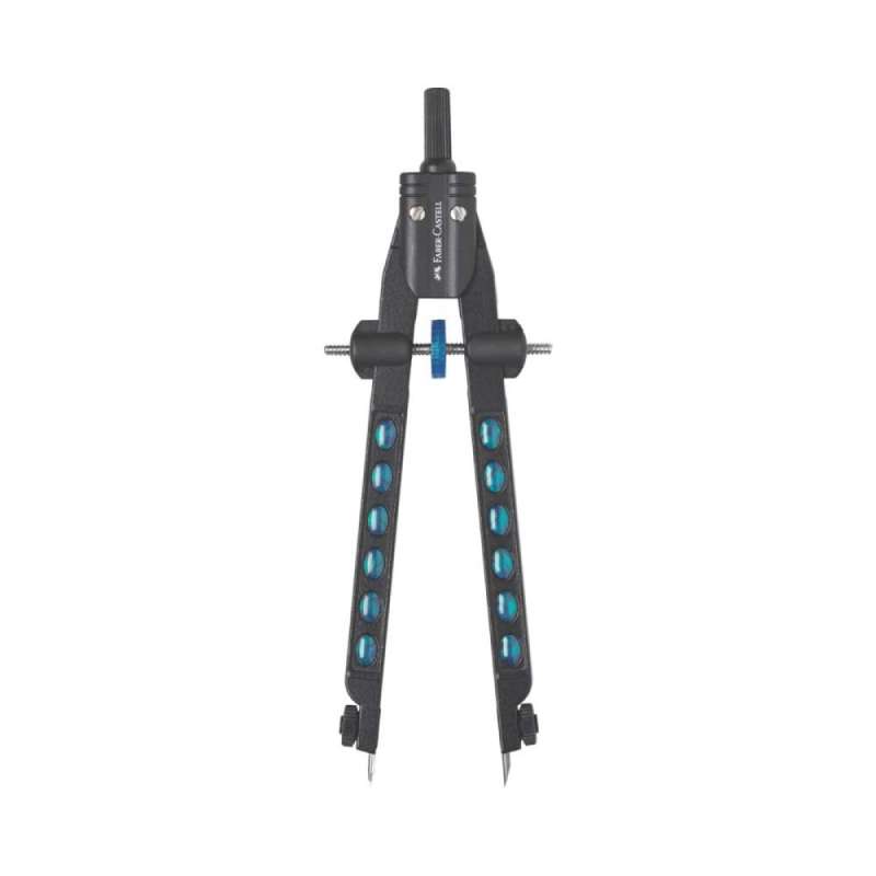 FABER-CASTELL Schnellverstellzirkel, Ausführung nicht abknickbar, Kreise bis Ø 340 mm, Farbe pearl blue FABER-CASTELL Schnellverstellzirkel, Ausführung nicht abknickbar, Kreise bis Ø 340 mm, Farbe pearl blue von Faber-Castell