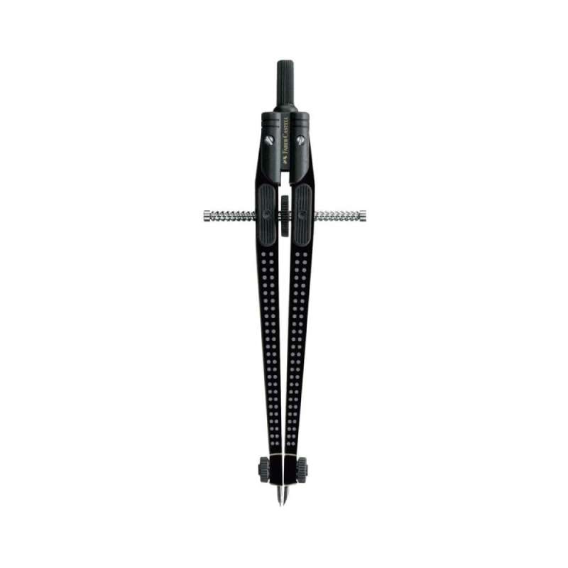 FABER-CASTELL Schnellverstellzirkel, Ausführung nicht abknickbar, Kreise bis Ø 390 mm, Farbe schwarz FABER-CASTELL Schnellverstellzirkel, Ausführung nicht abknickbar, Kreise bis Ø 390 mm, Farbe schwarz von Faber-Castell