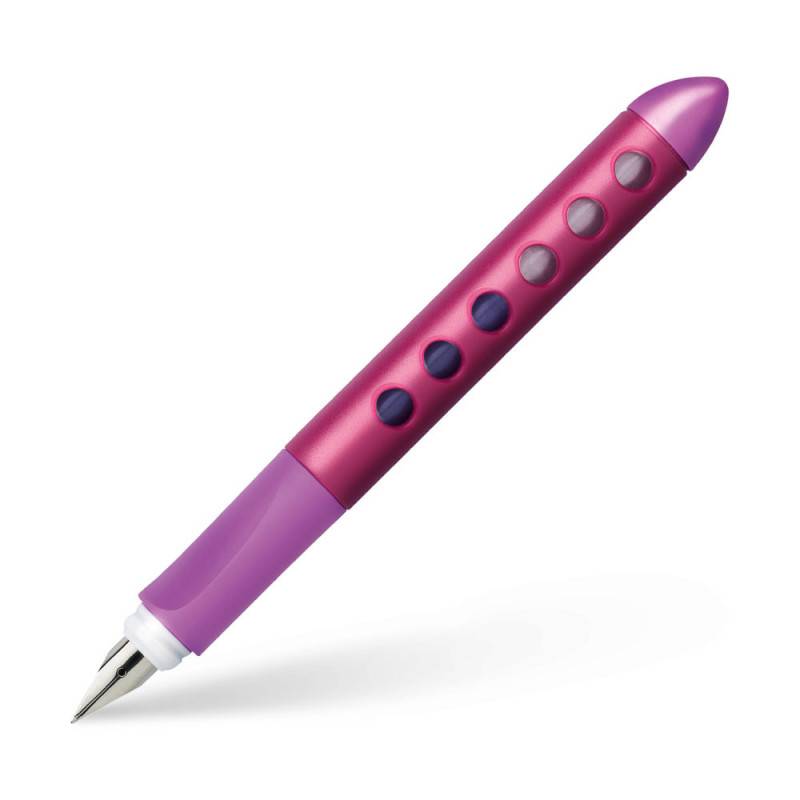 FABER-CASTELL Schulfüller Scribolino, Sets Einzeln, Händigkeit rechtshändig, Farbe brombeer von Faber-Castell