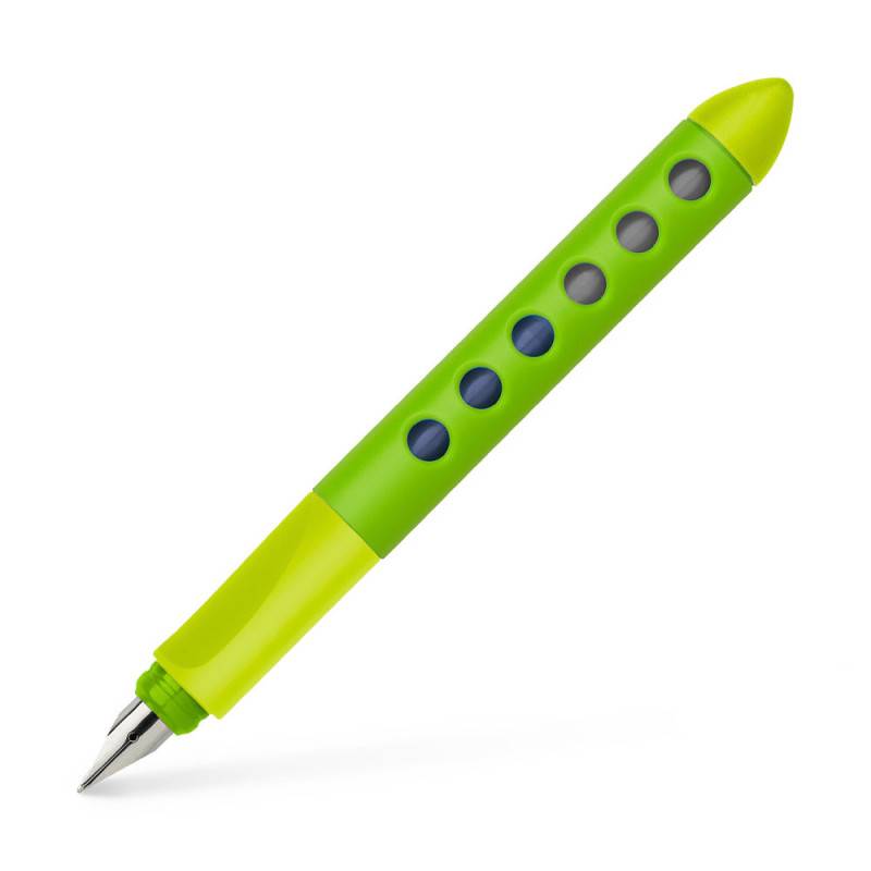 FABER-CASTELL Schulfüller Scribolino, Sets Einzeln, Händigkeit rechtshändig, Farbe hellgrün von Faber-Castell