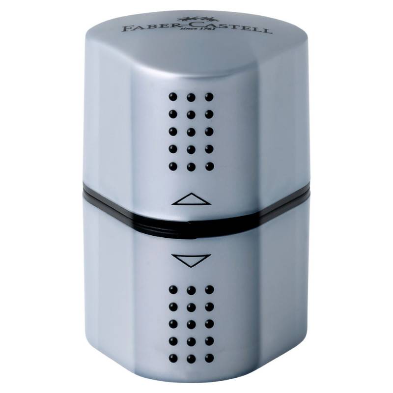 FABER-CASTELL Spitzdose dreifach Grip 2001, Sets Einzeln, Farbe silber FABER-CASTELL Spitzdose dreifach Grip 2001, Sets Einzeln, Farbe silber von Faber-Castell