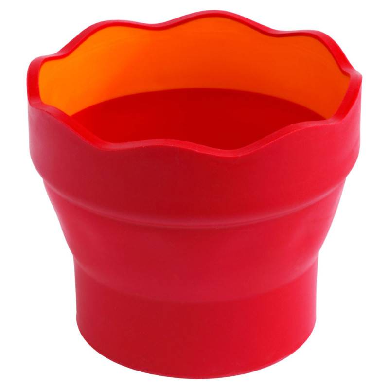 FABER-CASTELL Wasserbecher Clic and Go, Sets Einzeln, Farbe rot FABER-CASTELL Wasserbecher Clic and Go, Sets Einzeln, Farbe rot von Faber-Castell