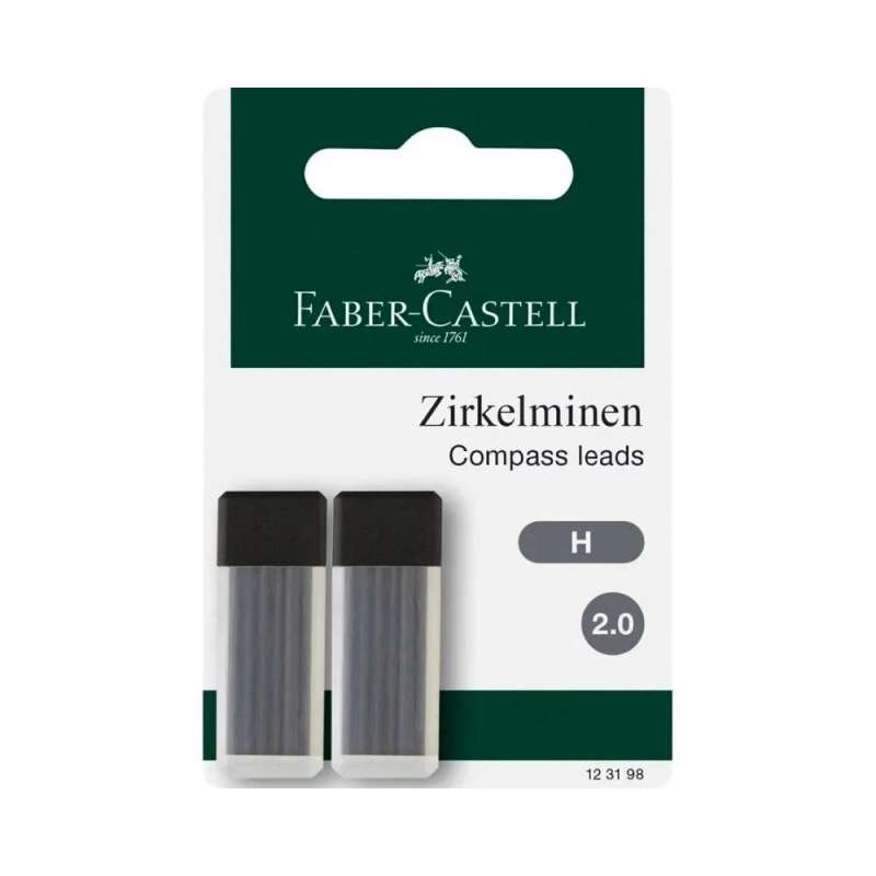 FABER-CASTELL Zirkelminen Ersatzminen, Sets 2x6 Stück von Faber-Castell