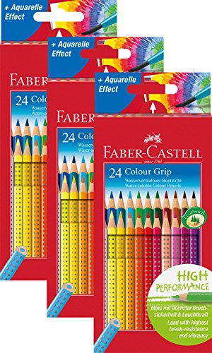 Faber-Castell 112424 - Farbstift Colour Grip Kartonetui 24er | 3er Pack Faber-Castell 112424 - Farbstift Colour Grip Kartonetui 24er | 3er Pack von Faber-Castell